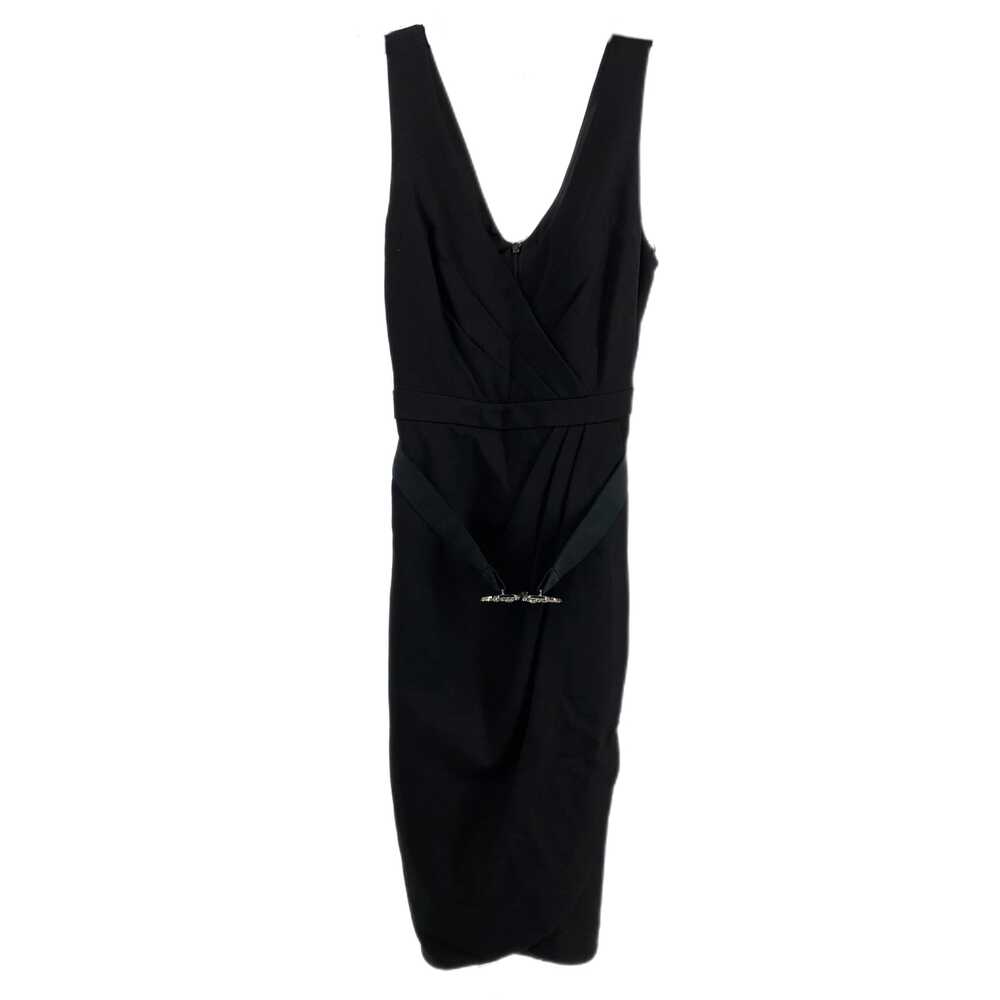 Trina Turk Black Sleeveless Pencil Mini Dress | Size 4